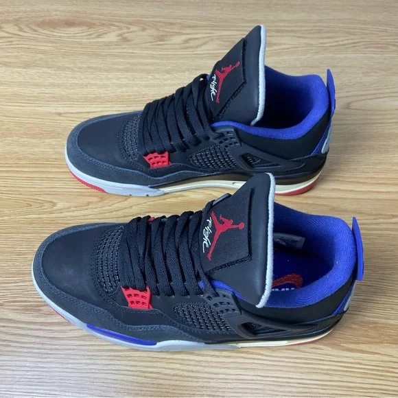 Jordan 4 Retro Rare Air -Men’s Fashion Sneakers -Velcro Design (White Lettering) - Picture 5 of 10